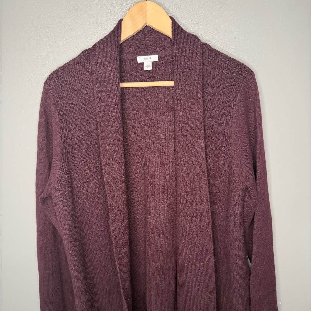 J. Jill Pure Jill Cozy Melange Open Cardigan - Picture 5 of 11